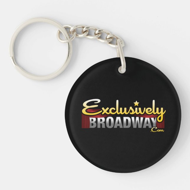 Porte-clés ExclusivelyBroadway.com (Devant)