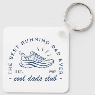 Porte-clés Exécuter cool papa club meilleur coureur amusant c