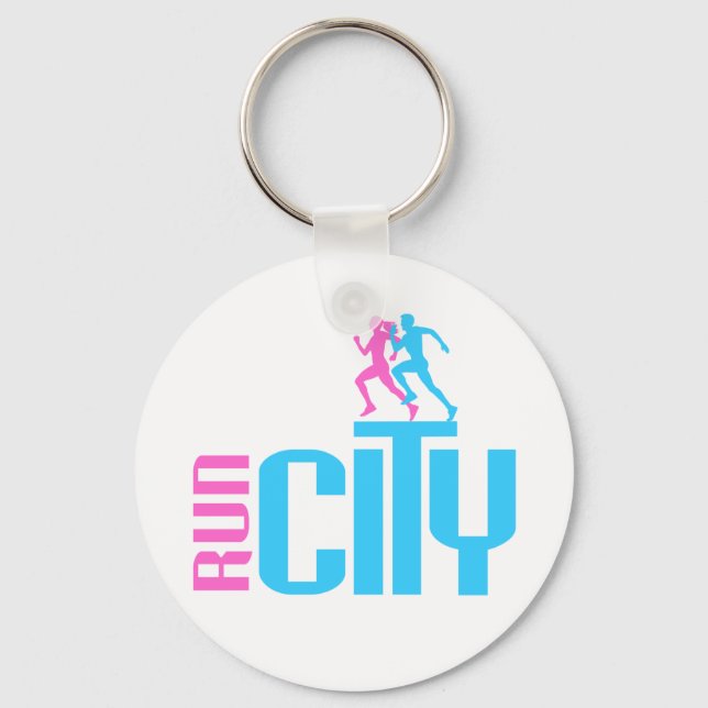 Porte-clés Exécuter la ville (Recto)