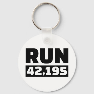 Porte-clés Exécuter un marathon de 42 kilomètres