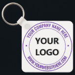 Porte-clés Exemple de Porte - clé de texte personnalisé pour<br><div class="desc">Vos couleurs et votre police - Personnalisez votre logo et votre texte promotionnel Porte - clé moderne Modèle / cadeau - Ajoutez votre logo / image, nom / entreprise, site Web / plus - Redimensionnez et déplacez ou supprimez et ajoutez des éléments / image avec l'outil de personnalisation. Choisissez vos...</div>