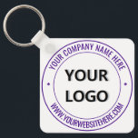 Porte-clés Exemple de Porte - clé de texte personnalisé pour<br><div class="desc">Vos couleurs et votre police - Personnalisez votre logo et votre texte promotionnel Porte - clé moderne Modèle / cadeau - Ajoutez votre logo / image, nom / entreprise, site Web / plus - Redimensionnez et déplacez ou supprimez et ajoutez des éléments / image avec l'outil de personnalisation. Choisissez vos...</div>