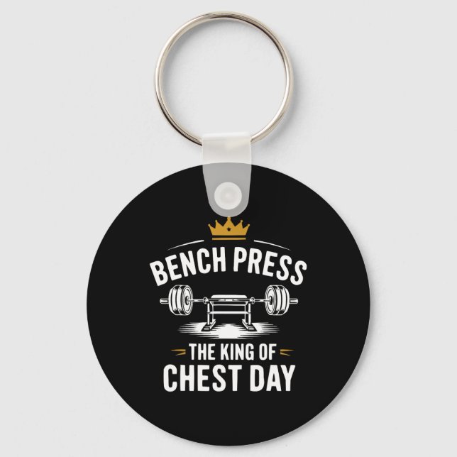 Porte-clés Exercice Bench Press Bodybuilding Fitness Workout (Recto)