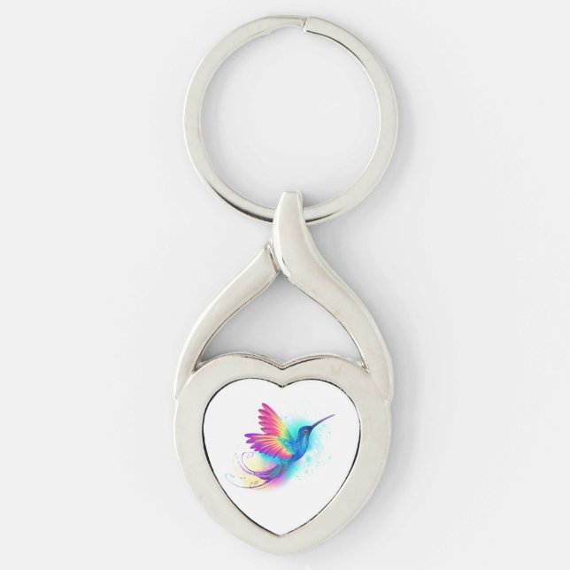 Porte-clés Exotic Rainbow Hummingbird (Devant)