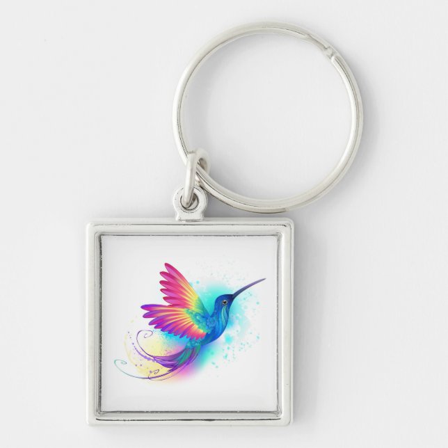 Porte-clés Exotic Rainbow Hummingbird (Devant)