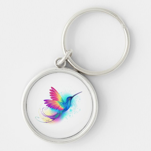 Porte-clés Exotic Rainbow Hummingbird (Devant)