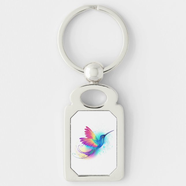 Porte-clés Exotic Rainbow Hummingbird (Devant)