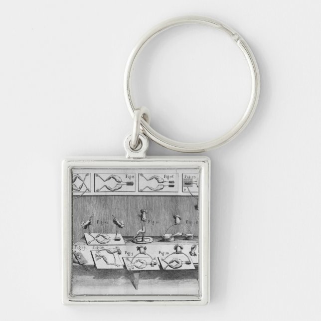 Porte-clés Expérience sur des grenouilles (Devant)