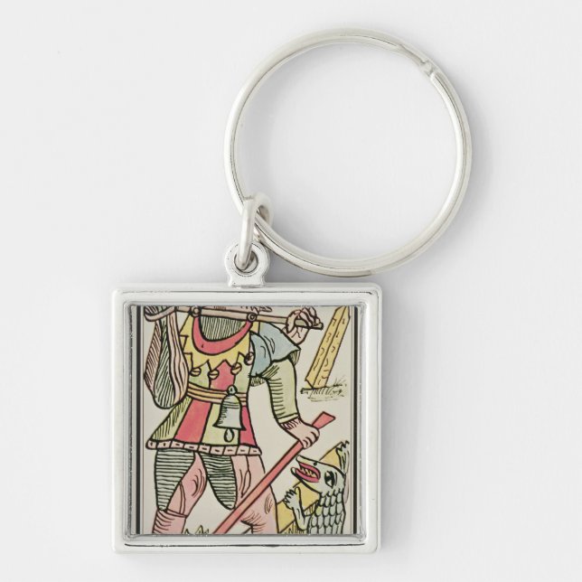 Porte-clés Expiation, carte de tarot, française (Devant)
