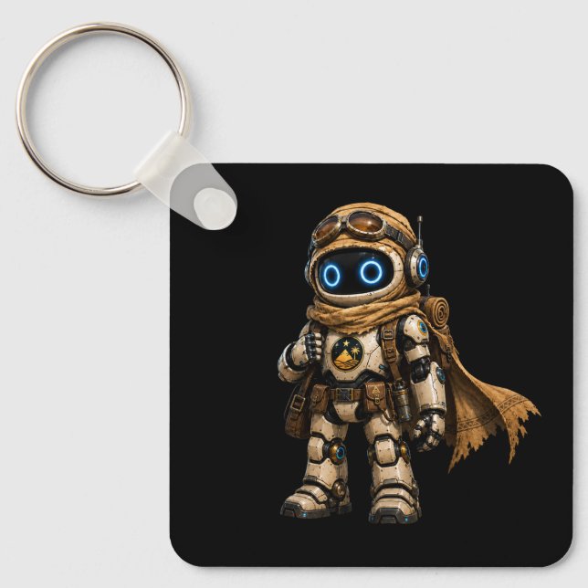 Porte-clés Explorateur Robotique Voyageur du Désert AIC (Recto)