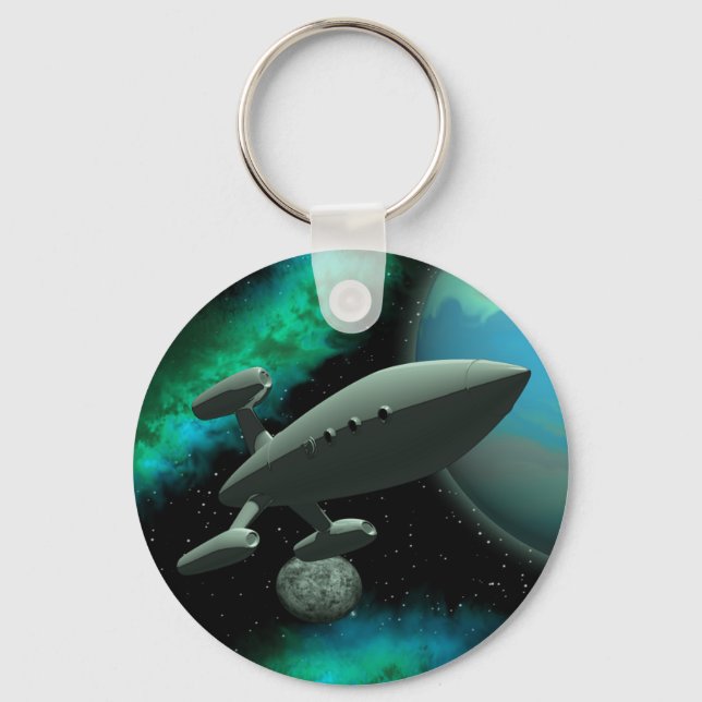 Porte-clés Explorateur Starship (Recto)