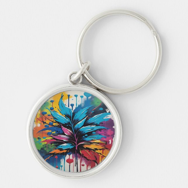 Porte-clés Explosion of Color (Devant)