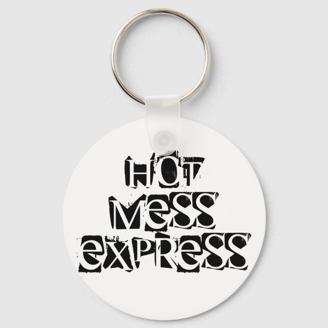 Porte-clés Express Hot Mess (Recto)