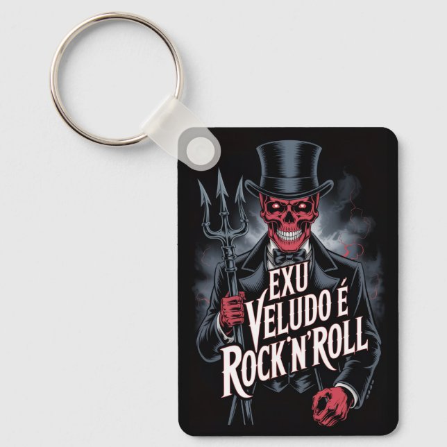 Porte-clés Exu Veludo é Rock'N'Roll #1 (Recto)