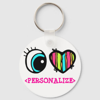 Porte-clés Eye Heart Pictogram, <PERSONALIZE>