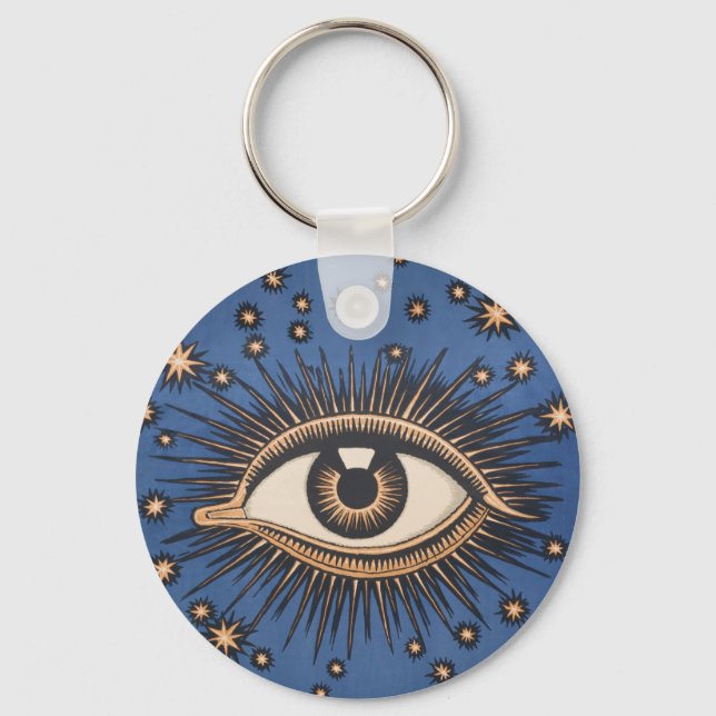 Porte-clés Eye Stars Moon Celestial Nouveau (Recto)