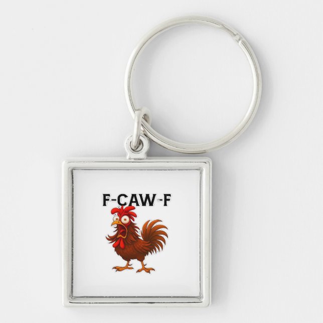 Porte-clés F-Caw-F Chicken Classic (Devant)