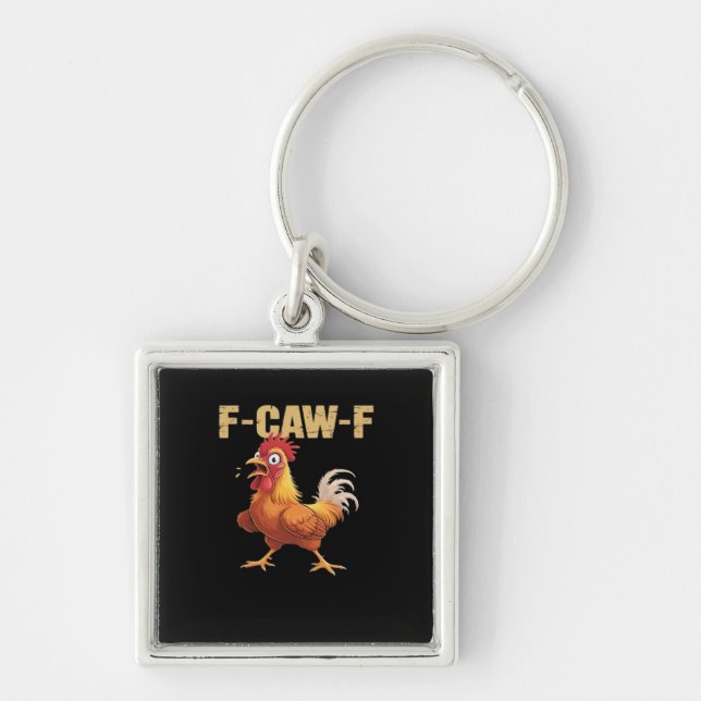 Porte-clés F-Caw-F Chicken Classic Basic Style (Devant)