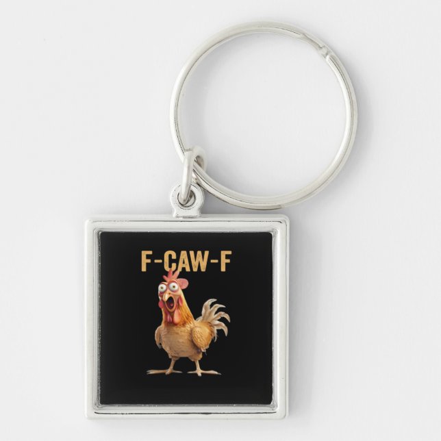 Porte-clés F-Caw-F Chicken Classic Creative Casual (Devant)