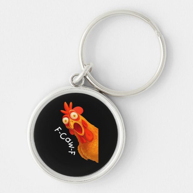 Porte-clés F-Caw-F Chicken Essential Classic Retro (Devant)