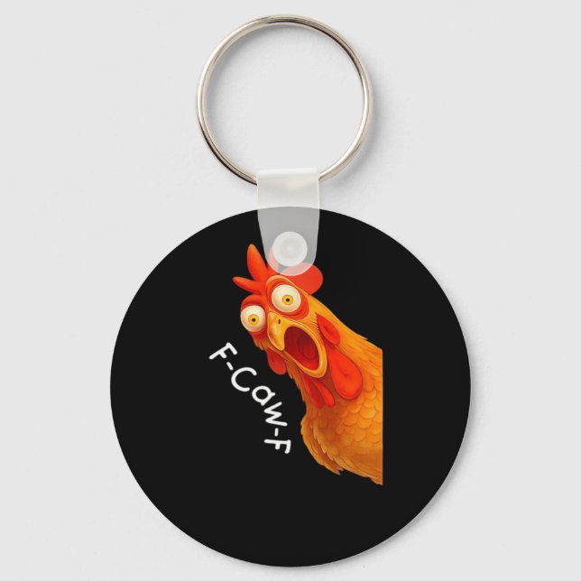 Porte-clés F-Caw-F Chicken Essential Minimal Clean (Recto)