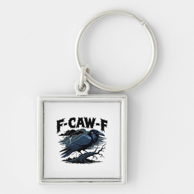 Porte-clés F-Caw-F Classique Créatif Décontracté (Devant)