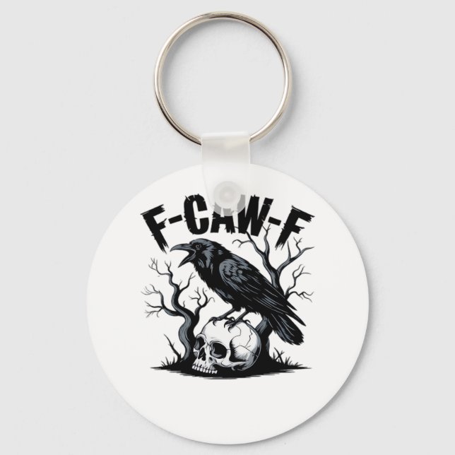 Porte-clés F Caw F Conception minimale essentielle propre (Recto)