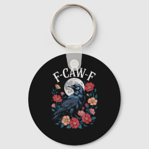 Porte-clés F-Caw-F Corbeau Gothique Corbeau Croa Croa Pour Ha