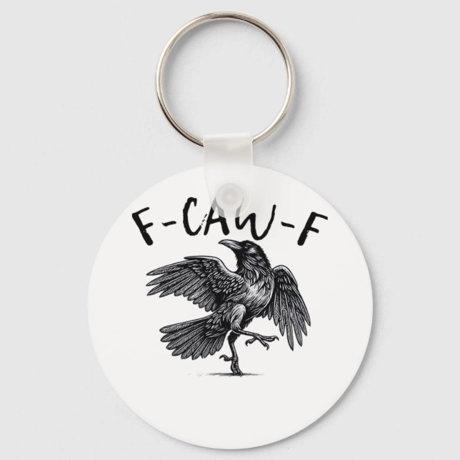 Porte-clés F Caw F Crow Retro Classic Style (Recto)
