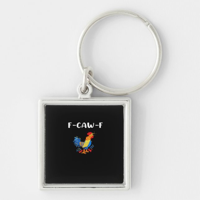 Porte-clés F-Caw-F Drôle Tendance (Devant)