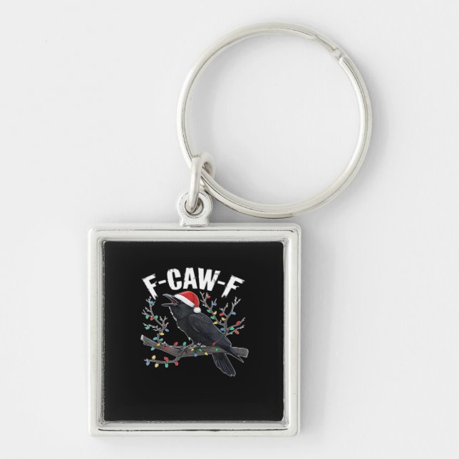 Porte-clés F-Caw-F Drôle Tendance (Devant)