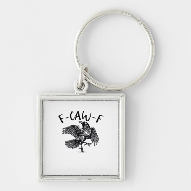 Porte-clés F Caw F Essentiel Classique Esthétique (Devant)