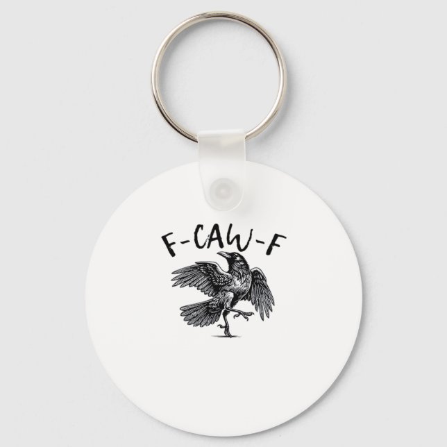Porte-clés F Caw F Essentiel Classique Esthétique (Recto)