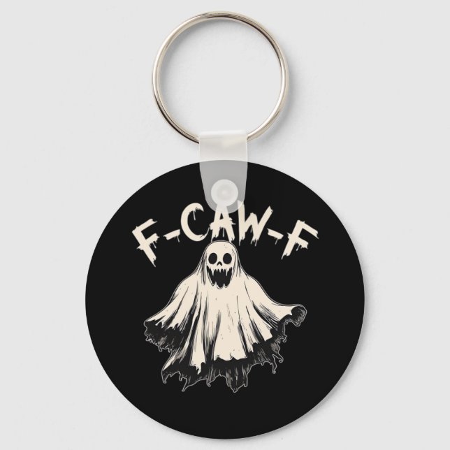 Porte-clés F-Caw-F Humour Drôle Cool Unique (Recto)