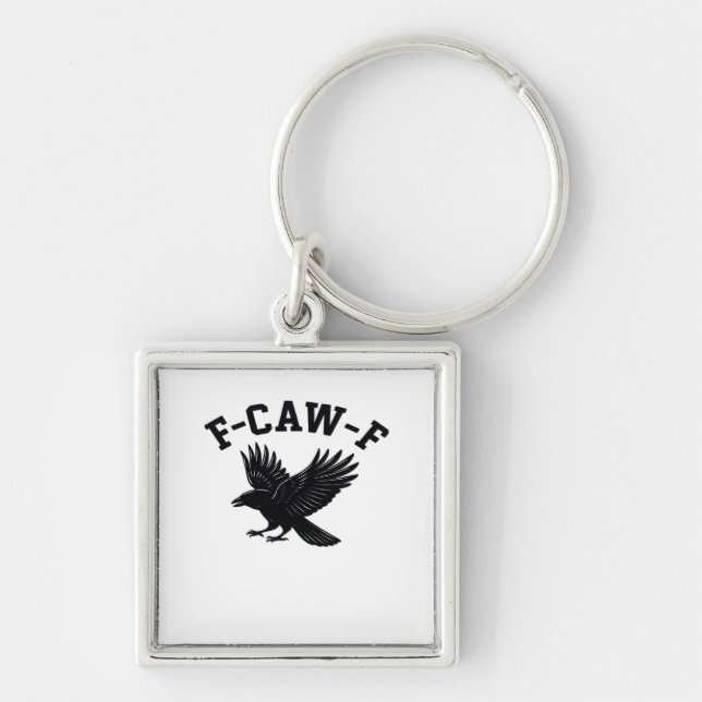 Porte-clés F-Caw-F Meme Funny Trendy (Devant)