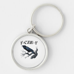 Porte-clés F-Caw-F Oiseau Drôle Corbeau