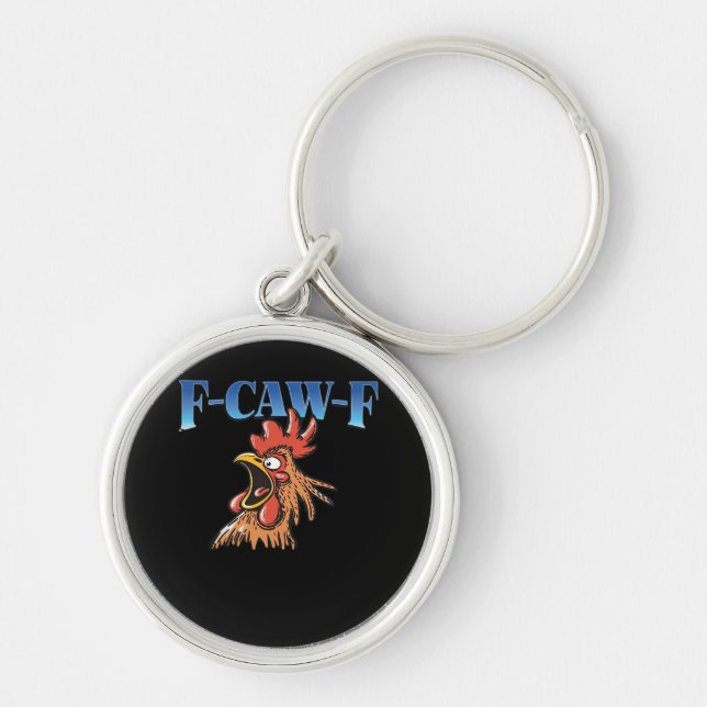 Porte-clés F-Caw-F Poulet Classique Cool Unique (Devant)
