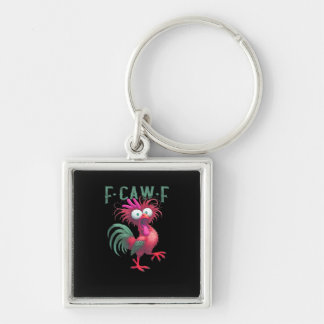 Porte-clés F-Caw-F Poulet Minimal Clean