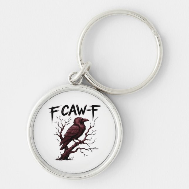 Porte-clés F-Caw-F Raven Classique (Devant)
