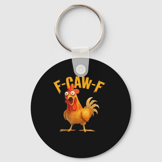 Porte-clés F-Caw-F Rétro Classique (Recto)
