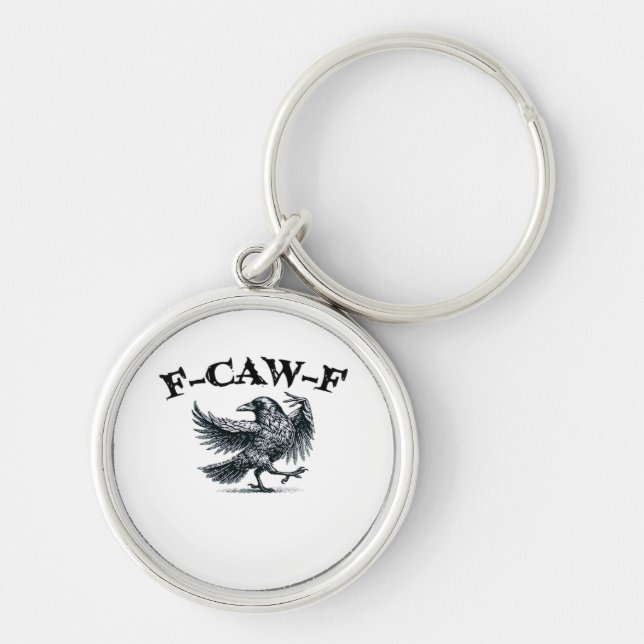Porte-clés F-Caw-F Style Rétro (Devant)