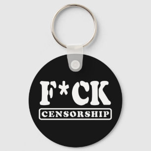 PORTE-CLÉS F*CK CENSORSHIP
