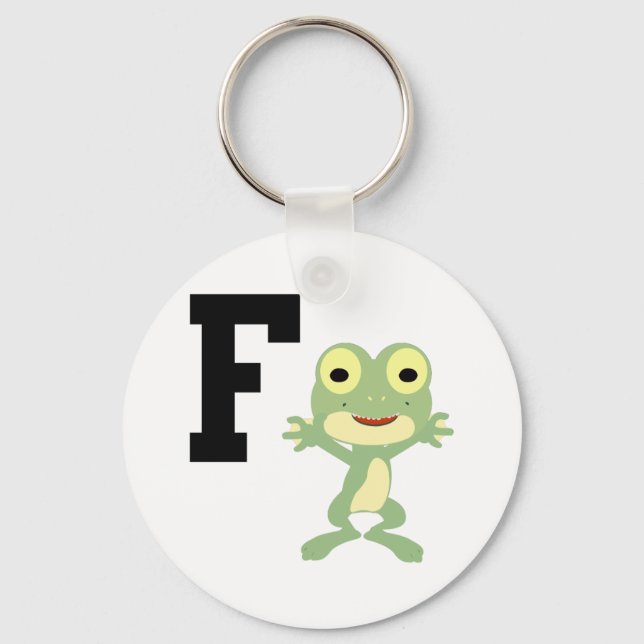 Porte-clés F est pour Frogman (Recto)