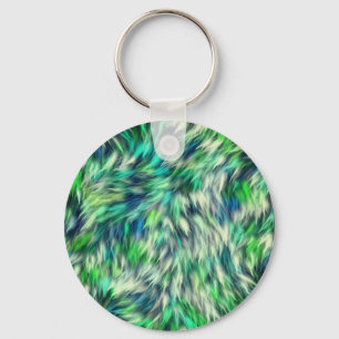 Porte-clés Fabric Texture Green Fur Design-68745
