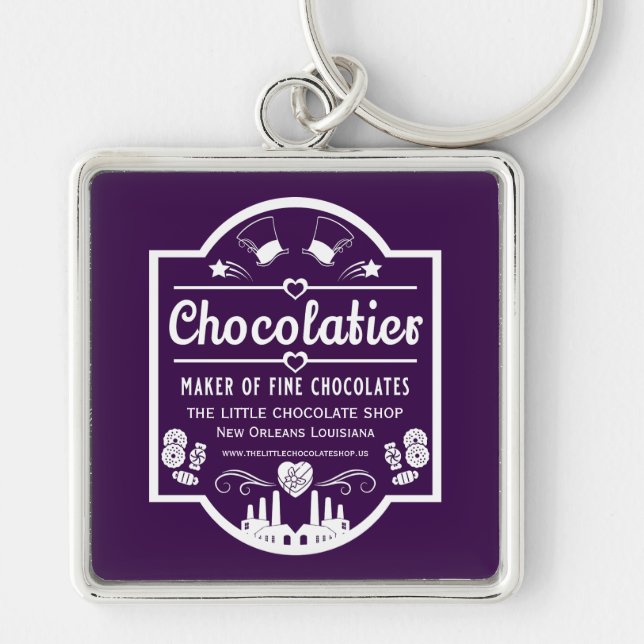 Porte-clés Fabricant de chocolatier (Devant)