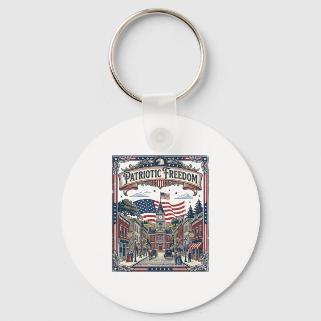 Porte-clés Fabricant de savon patriotique (Recto)