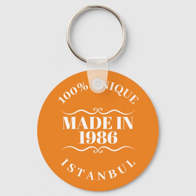 Porte-clés Fabriqué en 1986 (Recto)