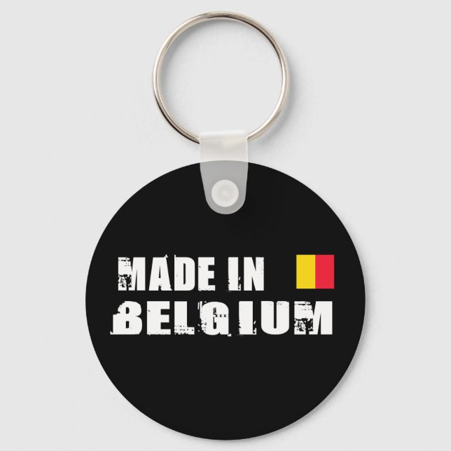 Porte-clés Fabriqué en Belgique (Recto)