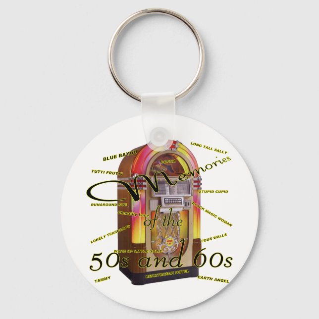 Porte-clés Fabulous fifties juke box (Recto)