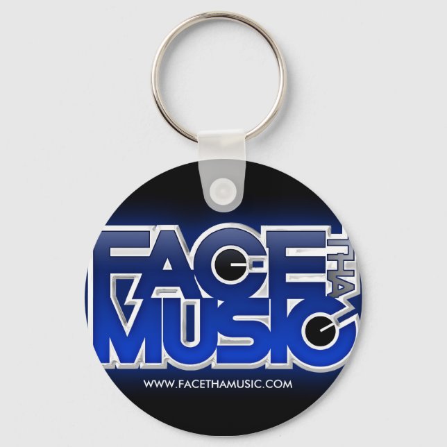 PORTE-CLÉS FACE À CE PORTE - CLÉ DE MUSIQUE (Recto)
